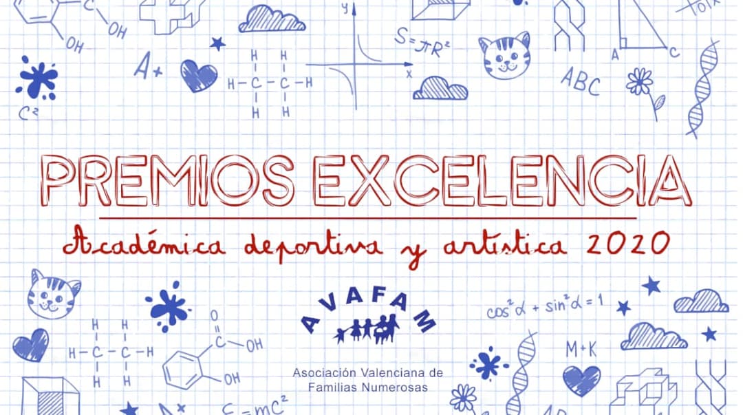 IV Premios AVAFAM a la excelencia académica, deportiva y artística 2020