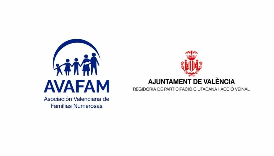 Agradecemos al Ayuntamiento de València, Concejalía de Participación y Acción Vecinal su apoyo al proyecto Participación Asociativa en medios digitales AVAFAM 2026