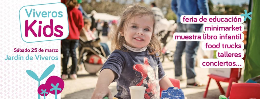 ¿Te vas a perder este plan de sábado? Viveroskids 25 de marzo