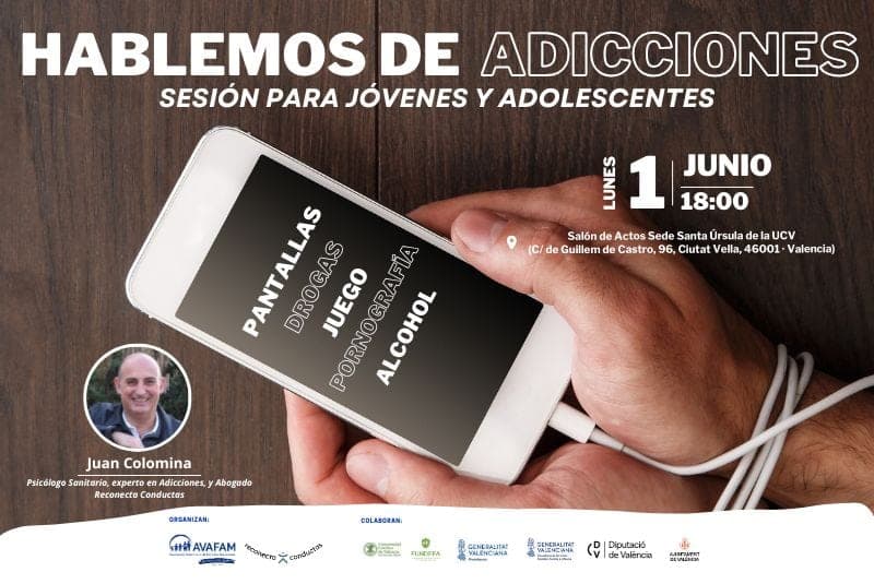Hablemos de adicciones: charla en AVAFAM sobre prevención y concienciación