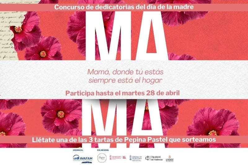 Participa en el concurso del Día de la Madre y llévate una tarta de Pepina Pastel