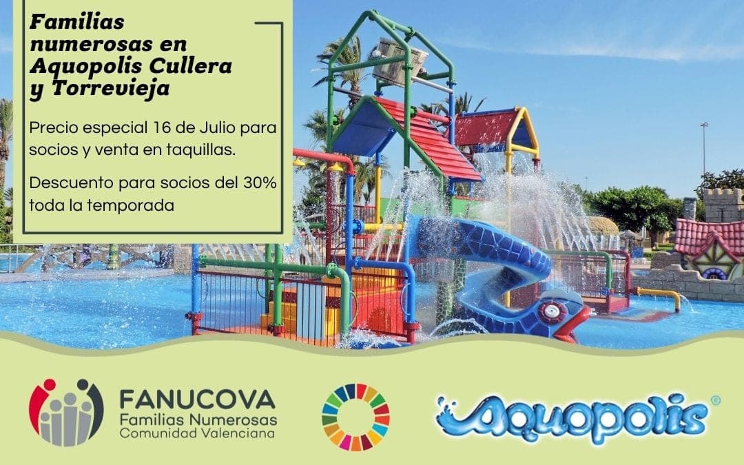 Un año más Aquopolis te lo pone fácil para disfrutar en familia