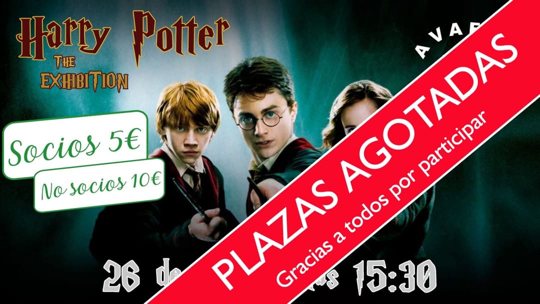 Agotadas las entradas para la exposición de Harry Potter