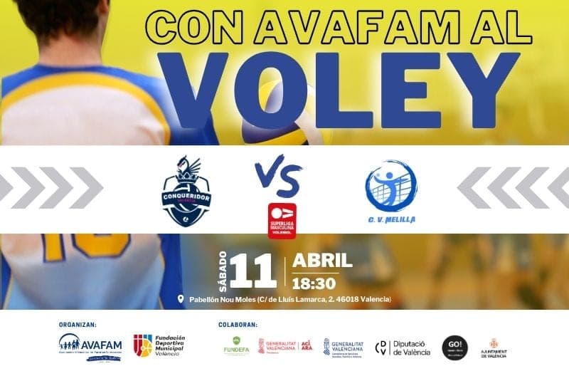 Ven con Avafam al Voley