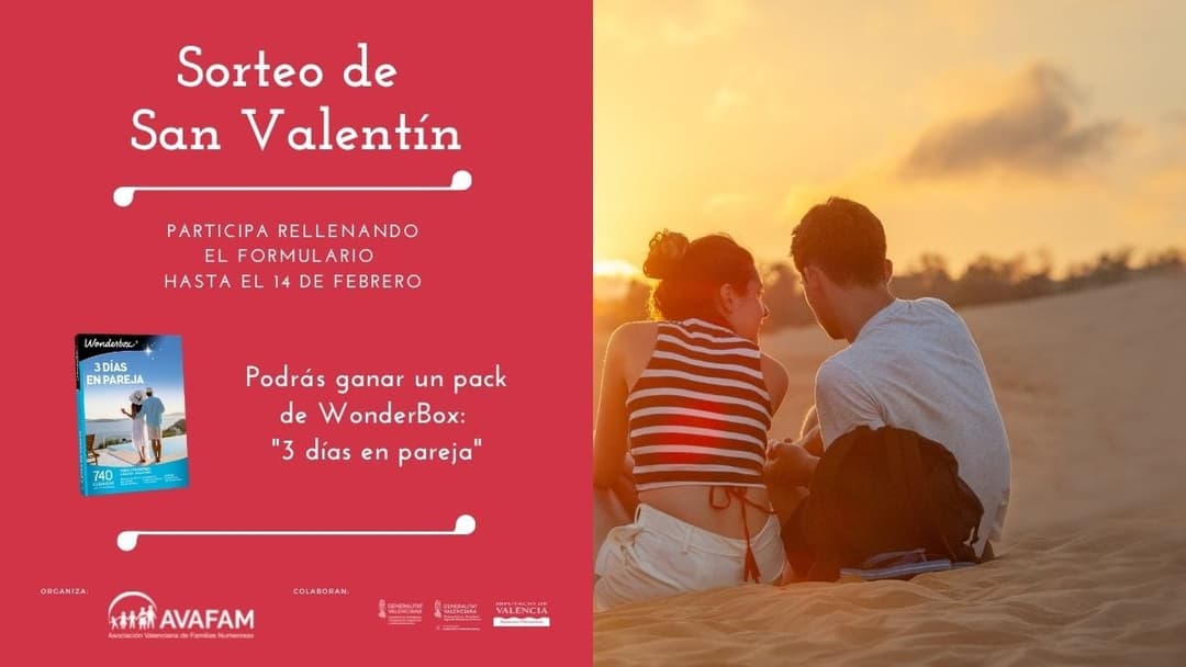 Participa en nuestro sorteo de San Valentín