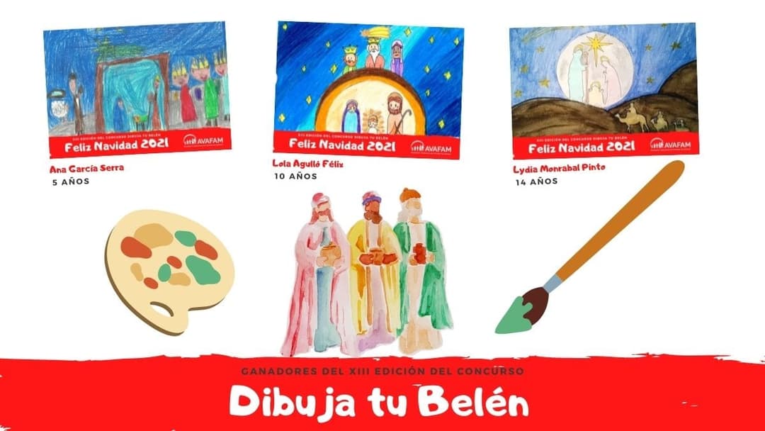 ¡¡¡Ya tenemos ganadores del concurso Dibuja tu Belén 2021!!!