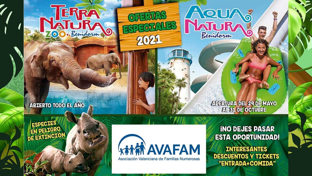 Descubre las ofertas especiales de 2021 de Terra Natura y Aqua Natura
