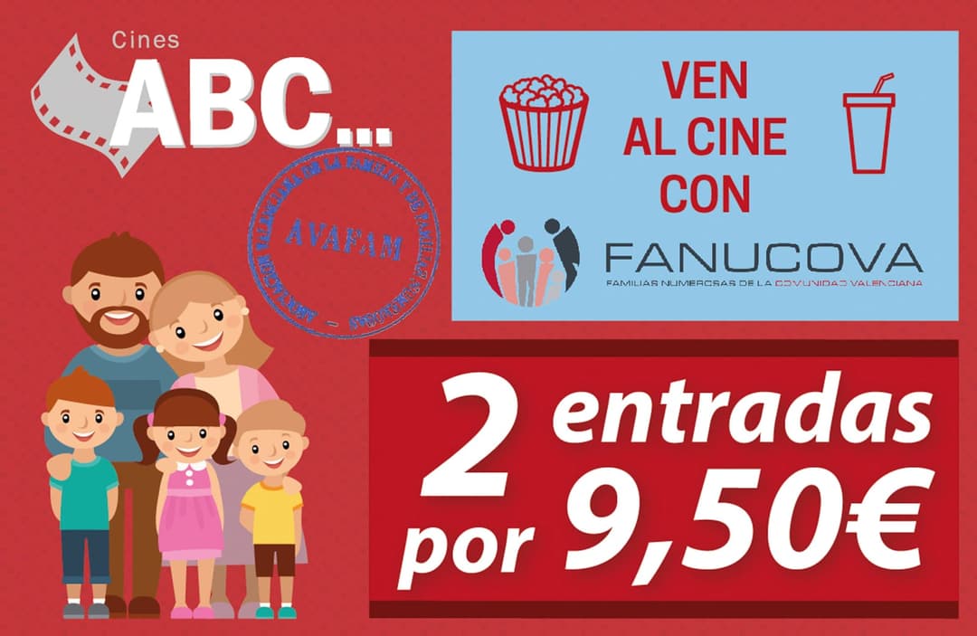Ya están disponibles los nuevos descuentos para los Cines ABC