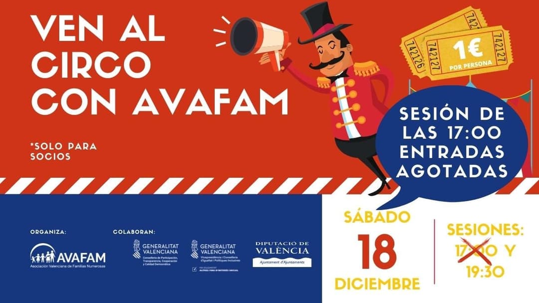 ¡¡¡Todos al circo!!! (Entradas de las 17:00 AGOTADAS)