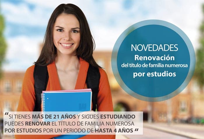 Renovación por estudios hasta cuatro años