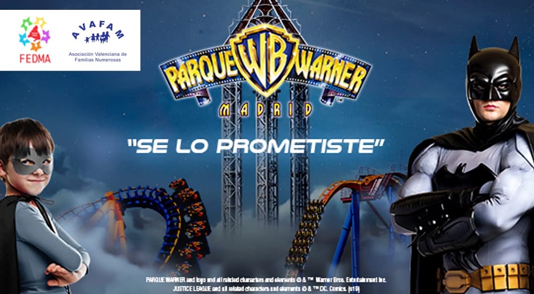 Jornada familiar en el Parque Warner