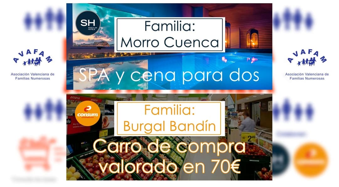 ¡¡¡Enhorabuena a los ganadores del concurso «Familia asocia a una familia»!!!