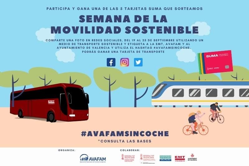 Semana de la movilidad sostenible en AVAFAM