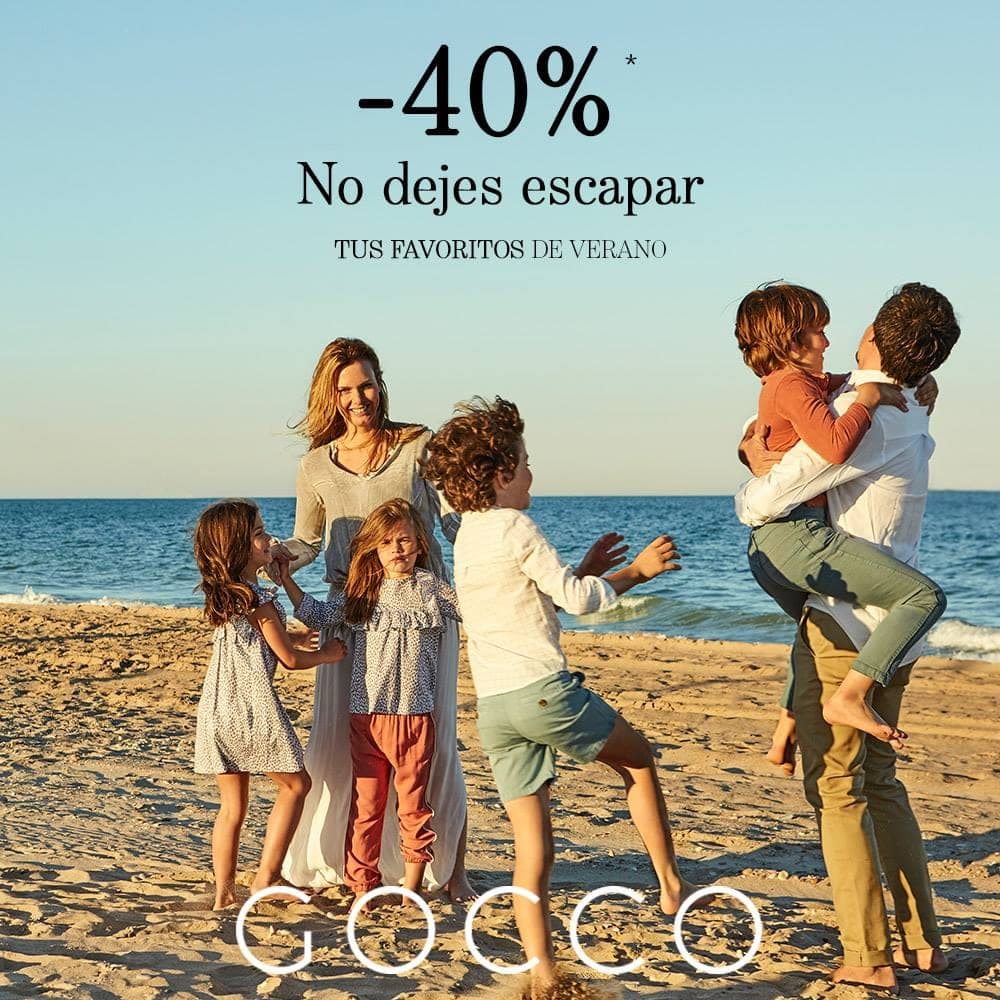 Descuento del 40 % en Gocco para familias numerosas asociadas