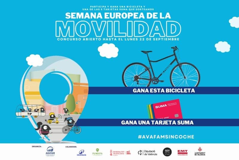Celebra la semana de la movilidad con Avafam y gana una bicicleta