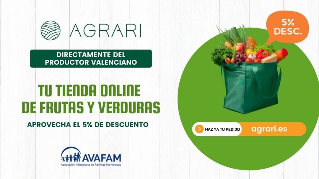 Agrari es tu tienda online de frutas y verduras