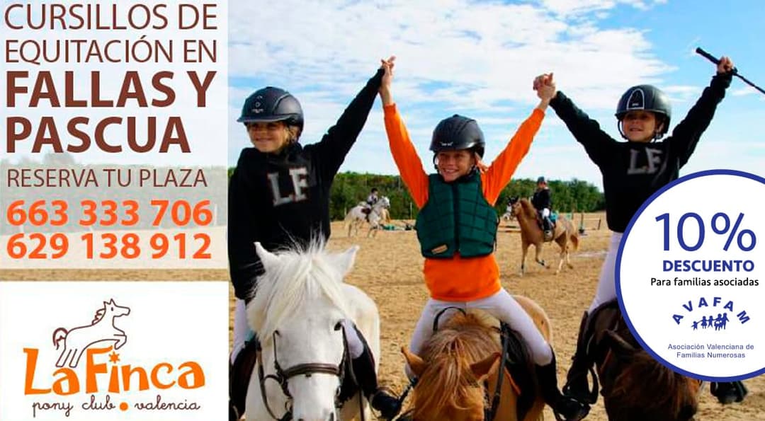 Aprovecha la oferta de La Finca Pony Club Valencia