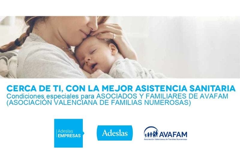 Aprovecha el descuento en Adeslas para familias asociadas