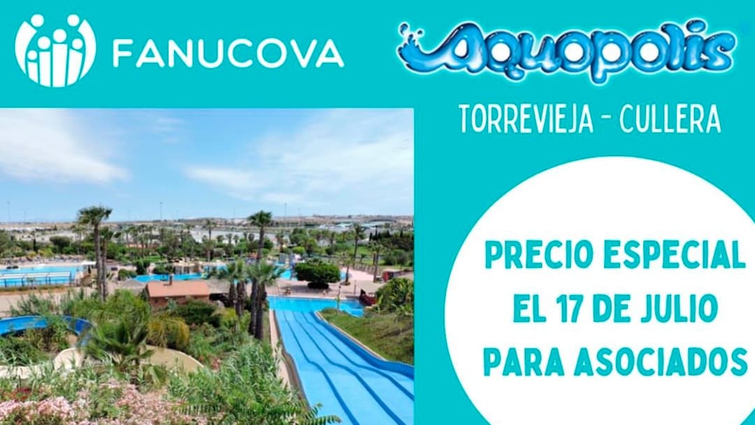 Refréscate en familia el 17 de julio en Aquopolis