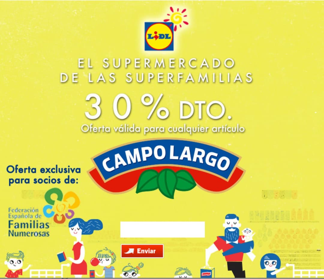 Nueva promoción de LIDL para socios, esta vez en legumbres Campo Largo