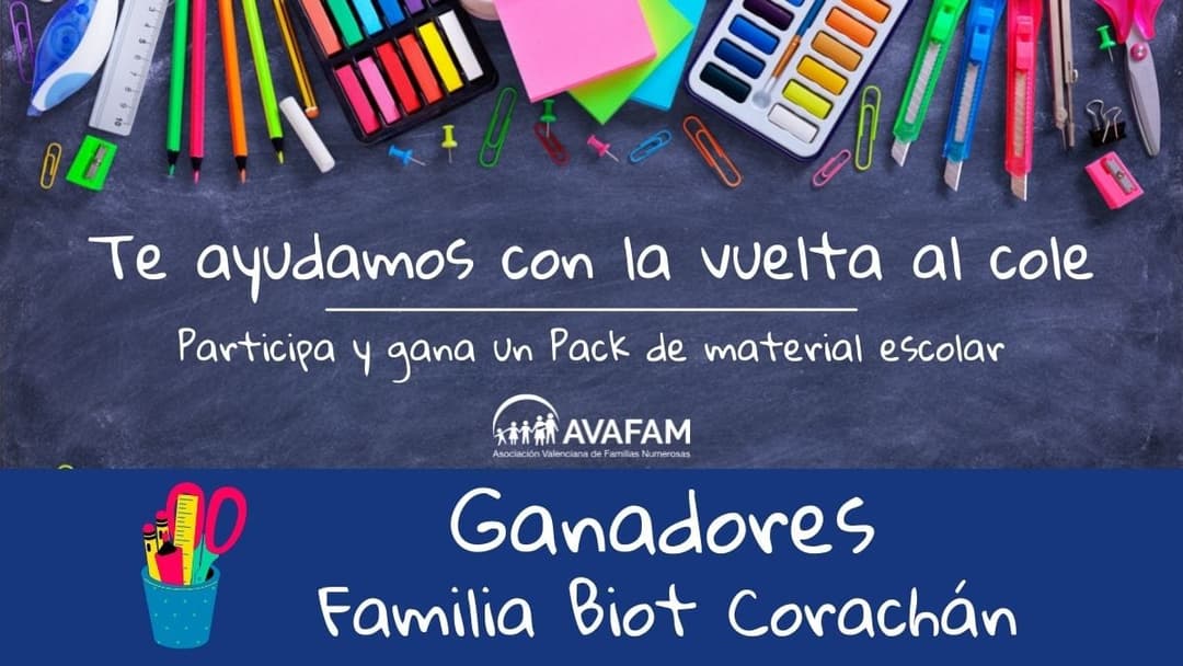 Ya tenemos ganadores del Pack de material escolar