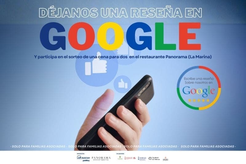 Sorteo especial de reseñas en Google
