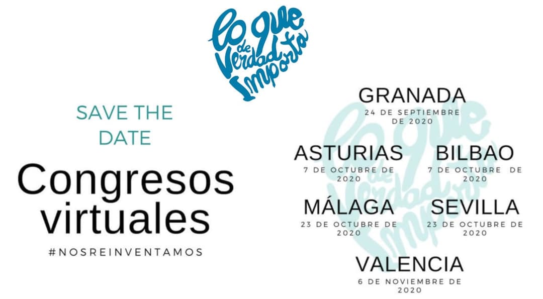 Nuevos congresos virtuales de la Fundación «Lo que de verdad importa»