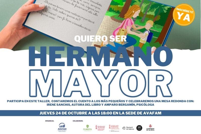 Participa en el taller: «Quiero ser hermano mayor»
