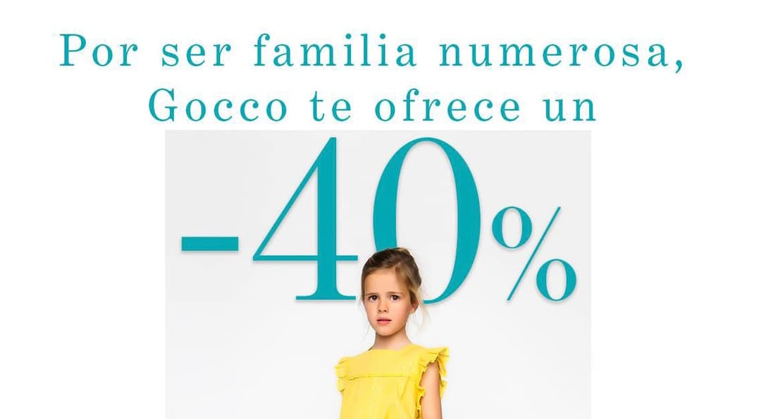 Hasta un 40% de descuento en Gocco
