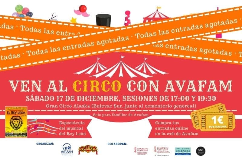 Tots al Circ amb Avafam (Totes les sessions esgotades)