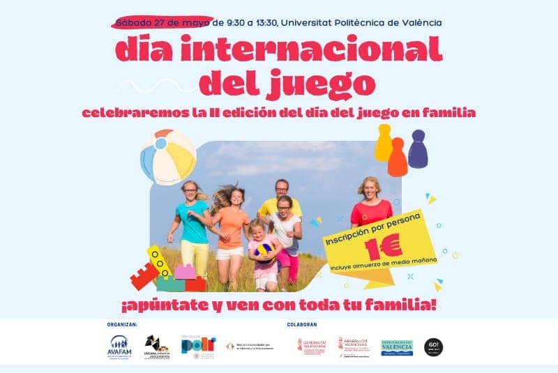 Participa en la II edición del «Día del juego en familia»