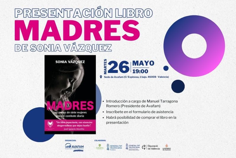 Presentación del libro Madres, de Sonia Vázquez, en AVAFAM