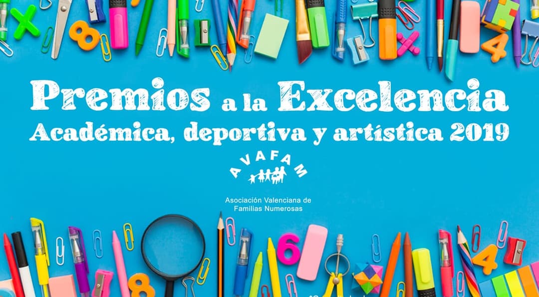 III Premios AVAFAM a la excelencia académica, deportiva y artística 2019