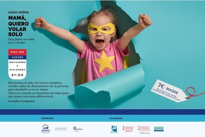 Curs online: «Mamá, vull volar a soles»