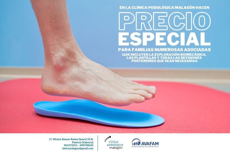 La clínica podológica Malagón piensa en tus pies y en los de tu familia