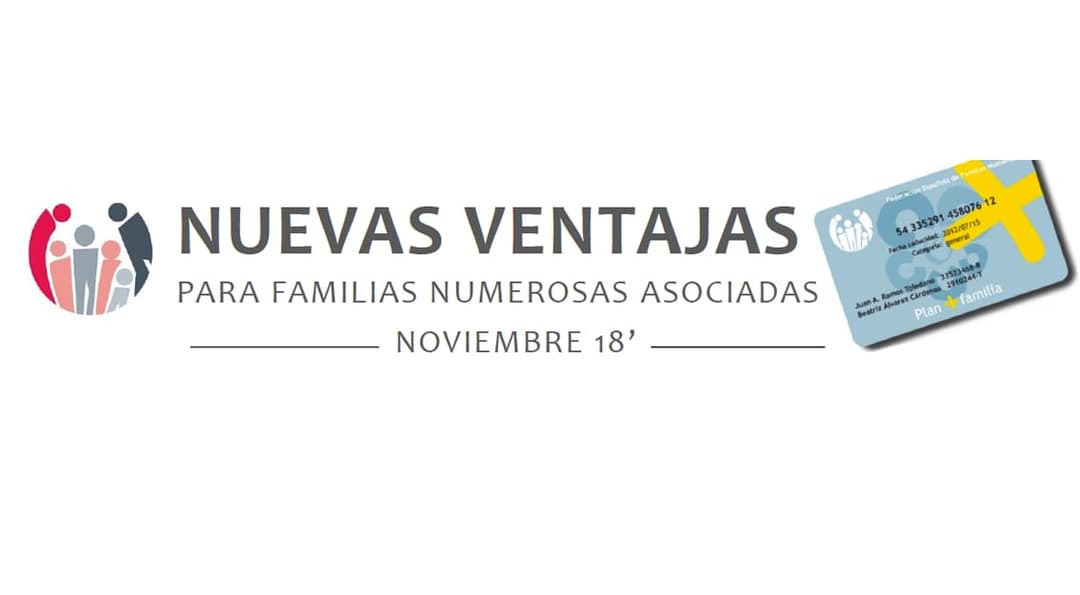 Nuevas Ventajas para socios de AVAFAM, Noviembre ’18