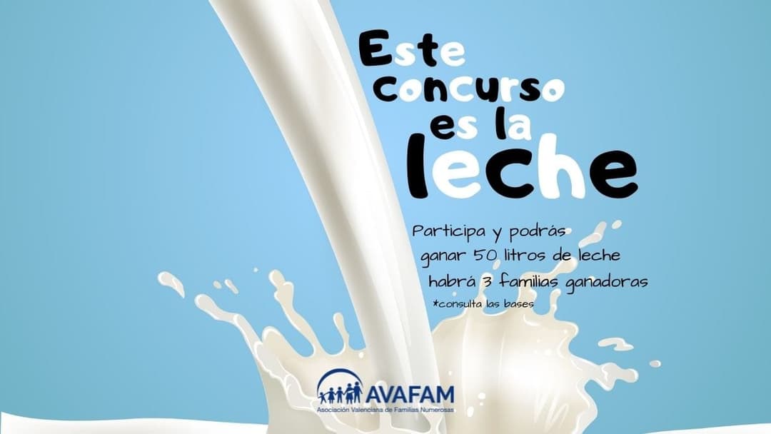 Participa en el concurso de la leche