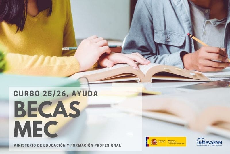 Comienza el plazo para solicitar las becas MEC y en Avafam te echamos una mano