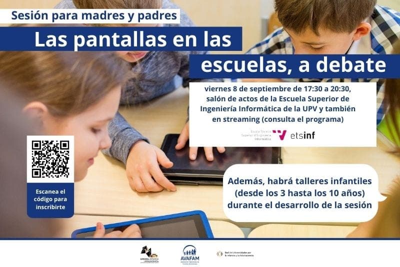 Sesión: «Las pantallas en las escuelas, a debate»