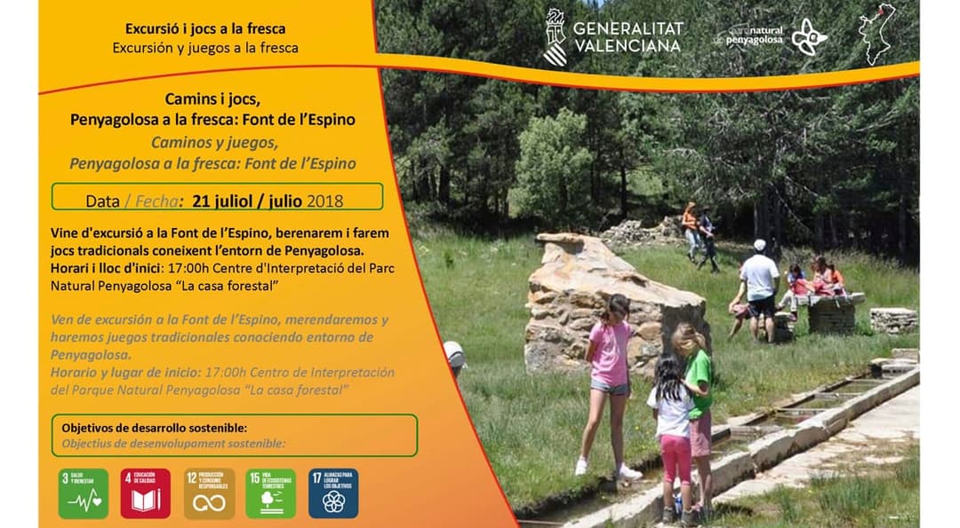 Excursión y juegos a la fresca