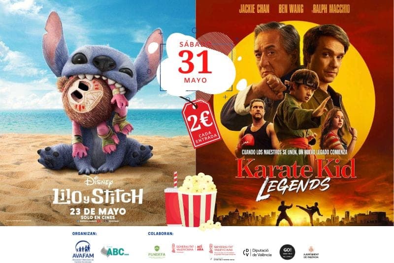 Cine en familia (Lilo y Stitch y Karate Kid Legends)